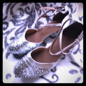 New Silver Latin Dance Shoes 5 sizes Available